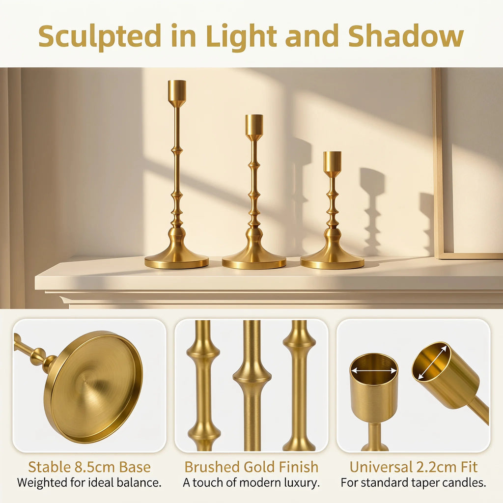 Brass Candlestick (Set)