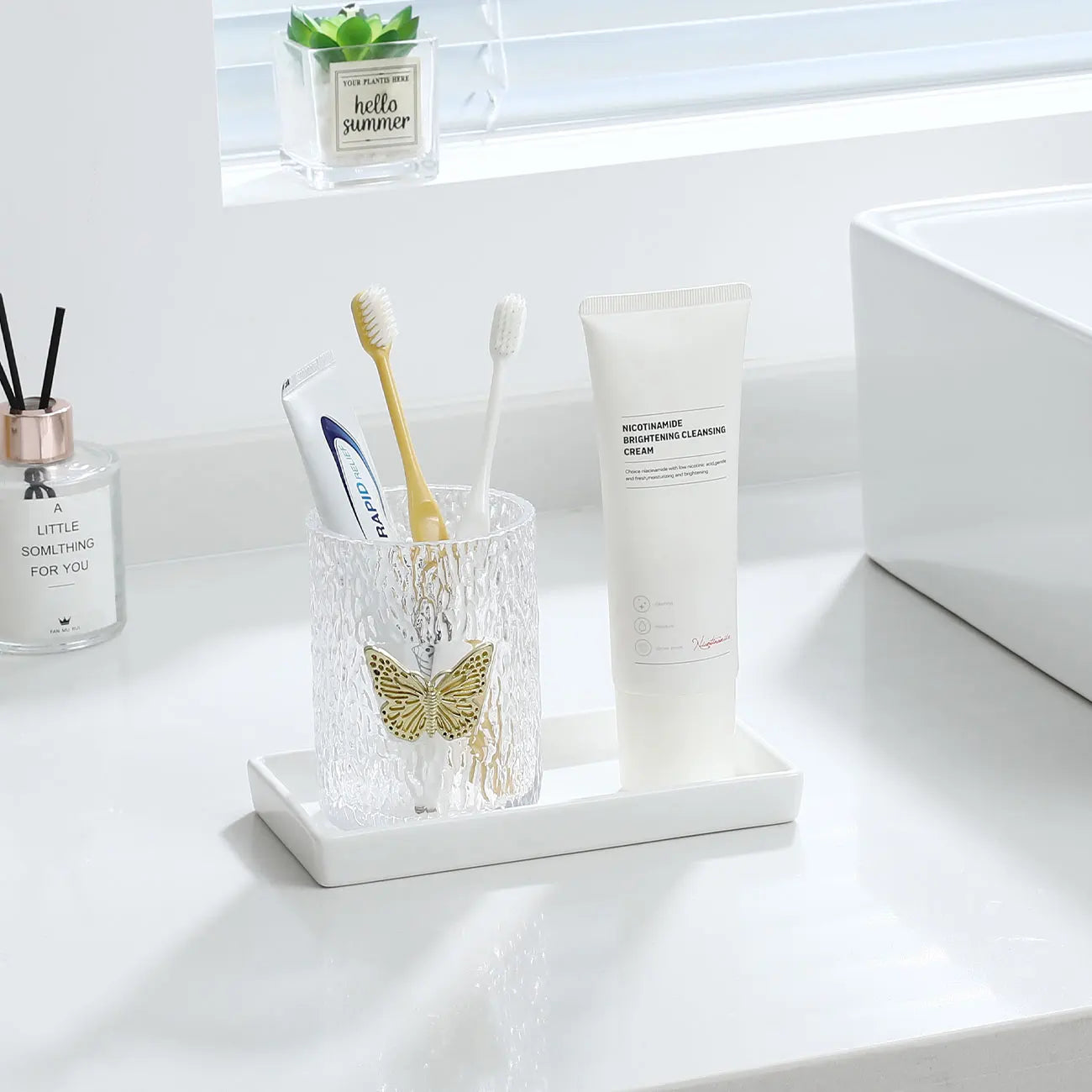 Minimalist Ceramic Vanity Tray