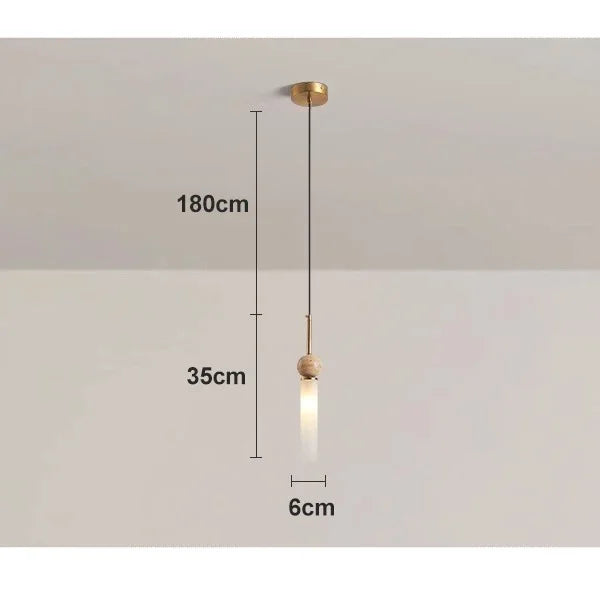 Wabi-Sabi Stone Pendant Chandelier