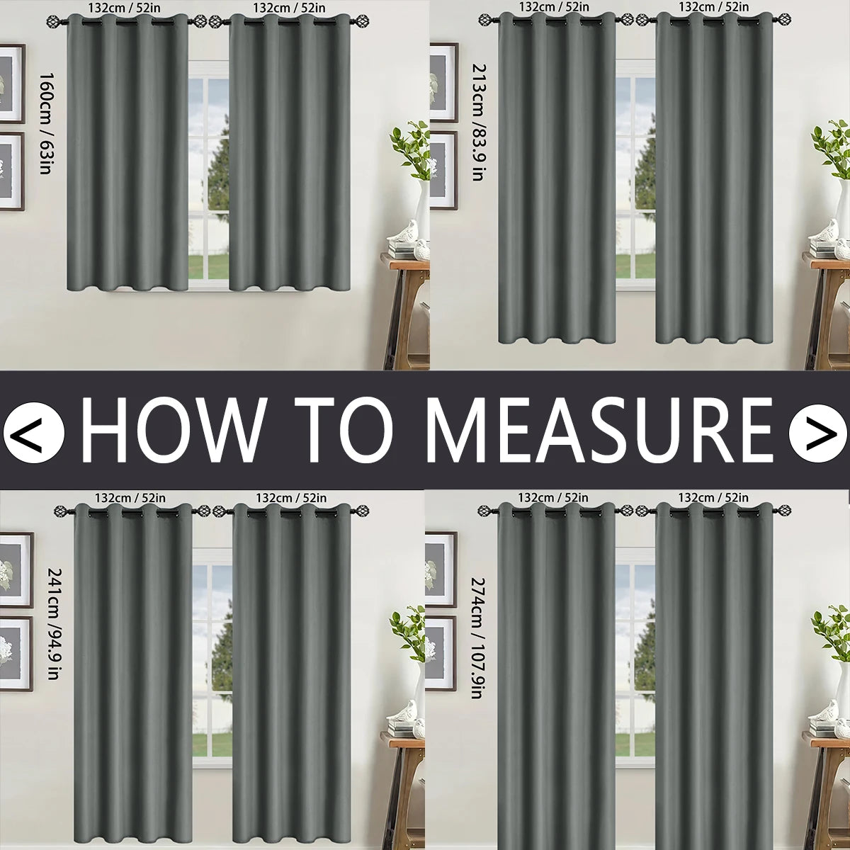 Modern Linen Blackout Curtains