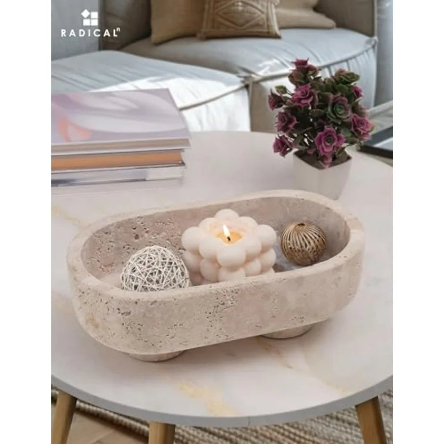 Travertine Decorative Bowl