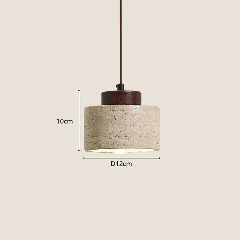 Japanese Wooden Pendant Lamp