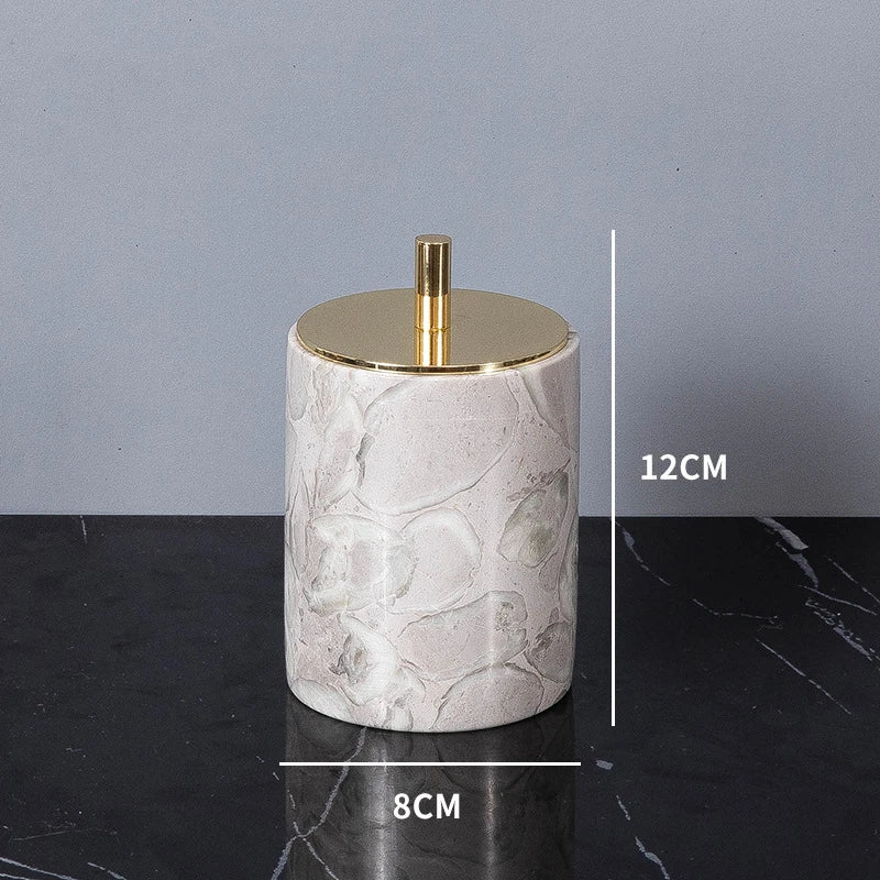 Elegant Marble Bathroom Set