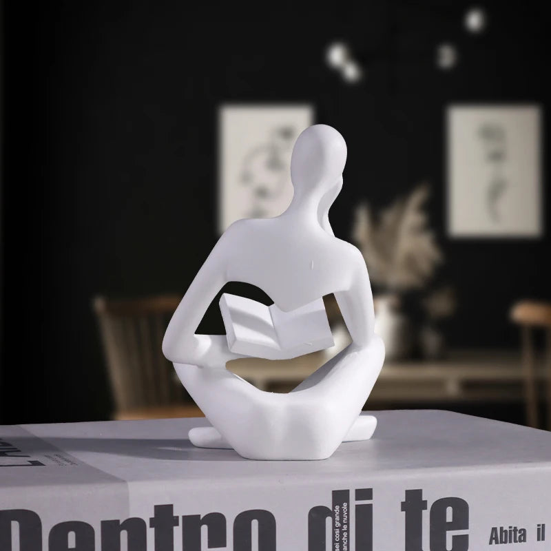 Reading Man Mini Figurine