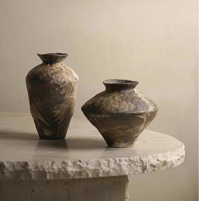 Coarse Pottery Zen Vase