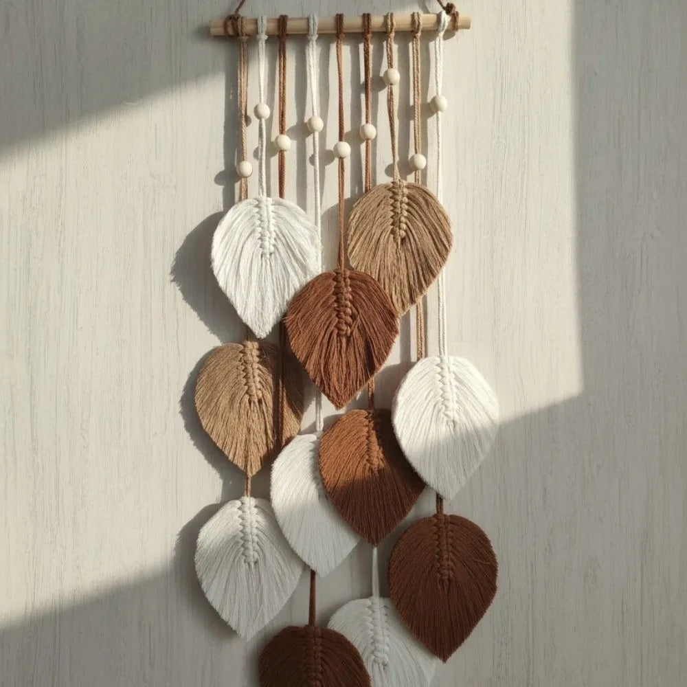 Boho Green Macrame Wall Hanging