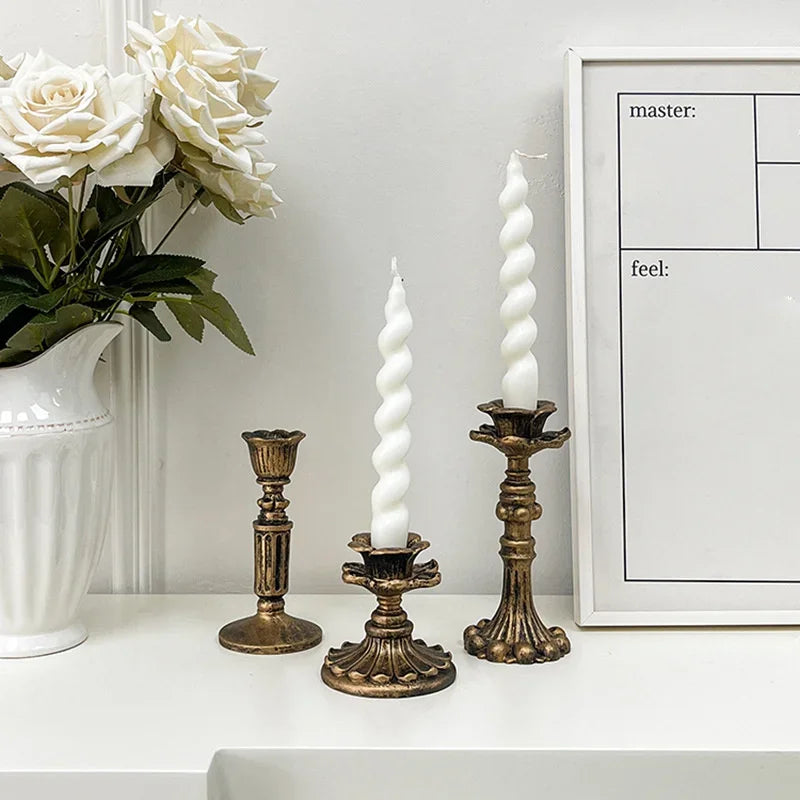 Vintage Resin Candlestick