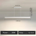 Modern Acrylic Linear Pendant Light