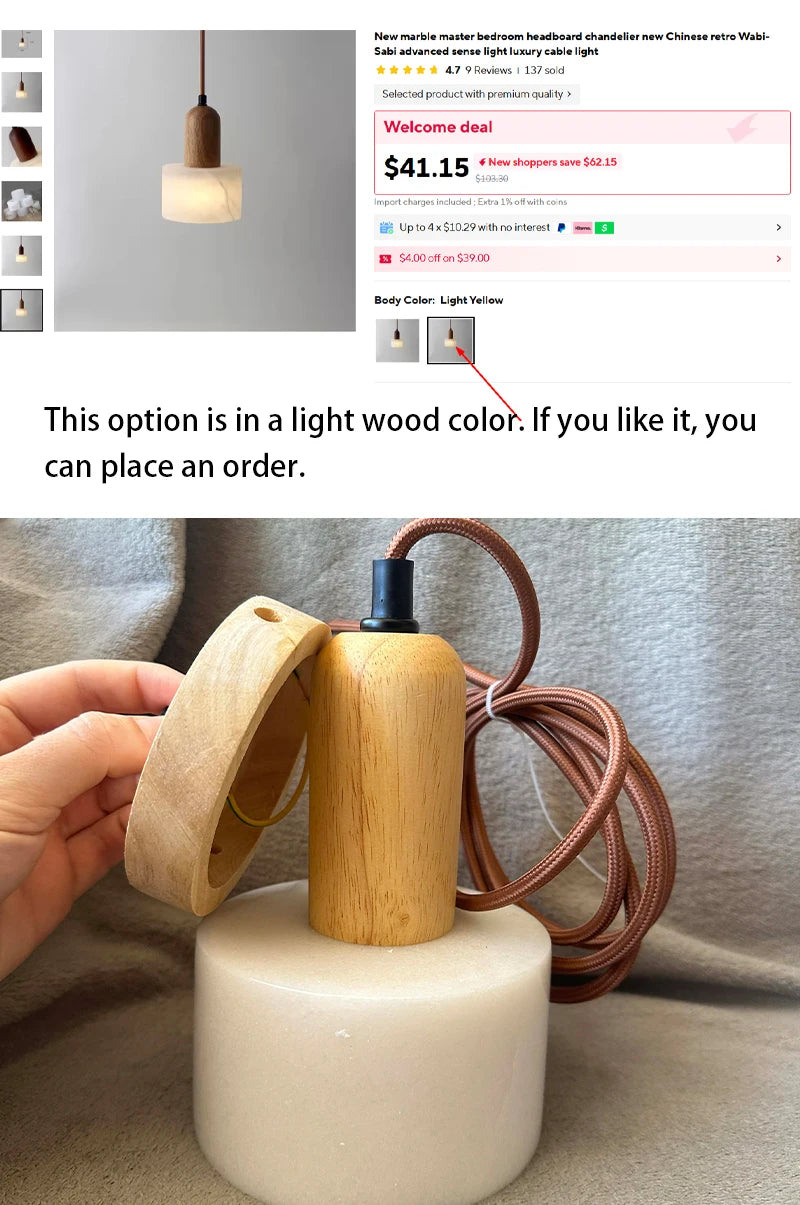 Wabi-Sabi Hemp Rope Pendant Chandelier