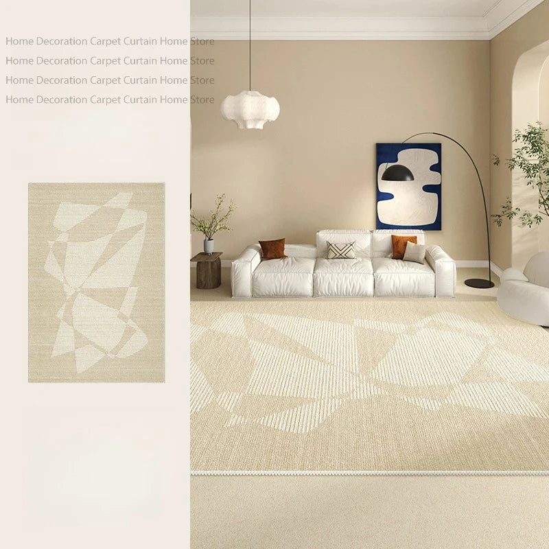 Abstract Washable Area Rug