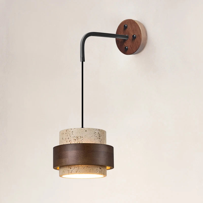 Wabi-Sabi Wood Pendant Chandelier