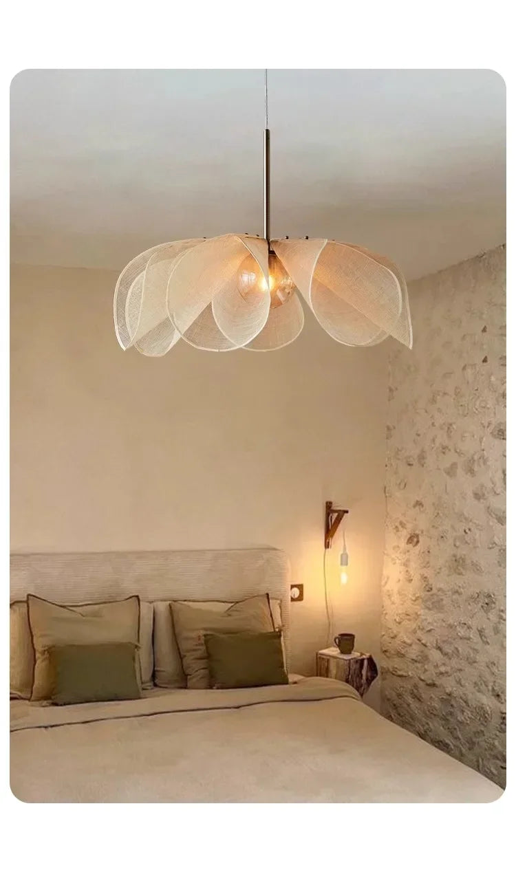 Wabi-Sabi Fabric Pendant Chandelier