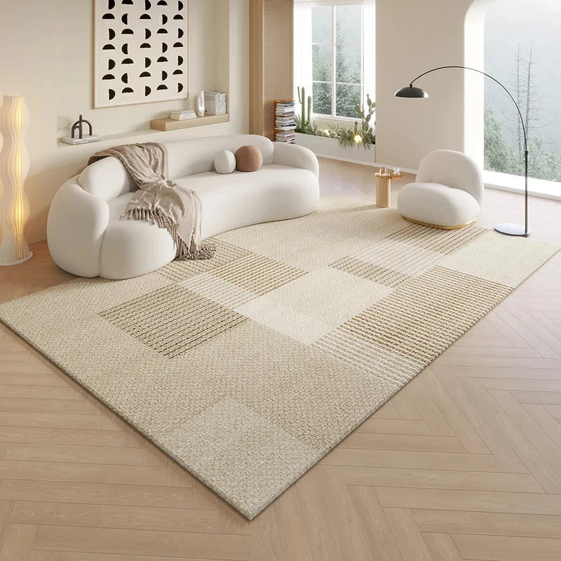 Washable Neutral Area Rug