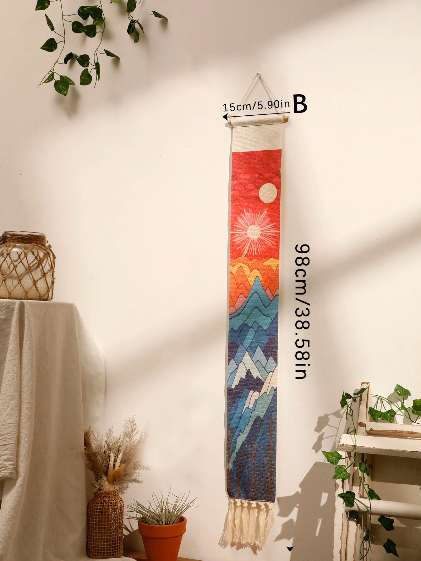 Sunset Macrame Tapestry