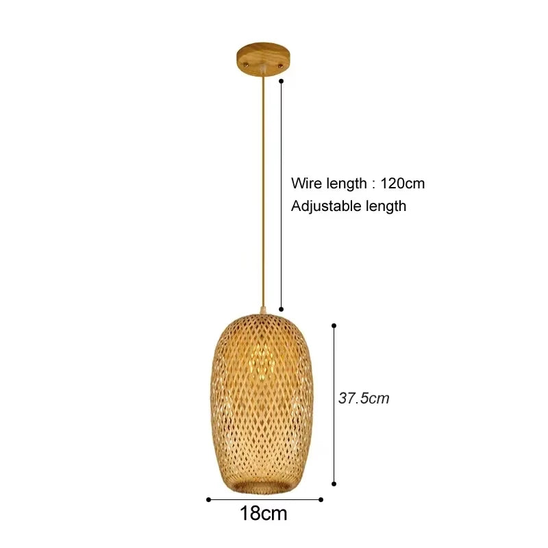 Rattan Pendant Chandelier