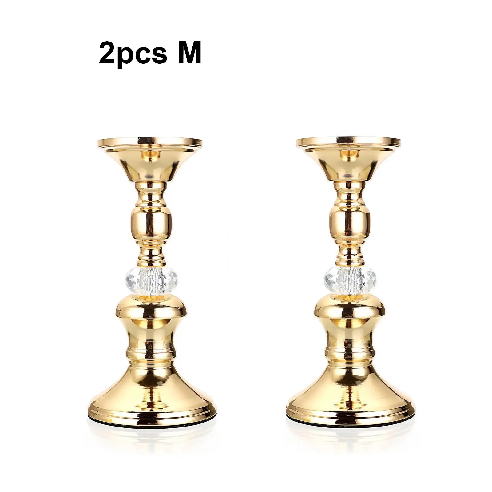 Crystal Pillar Candle Holder