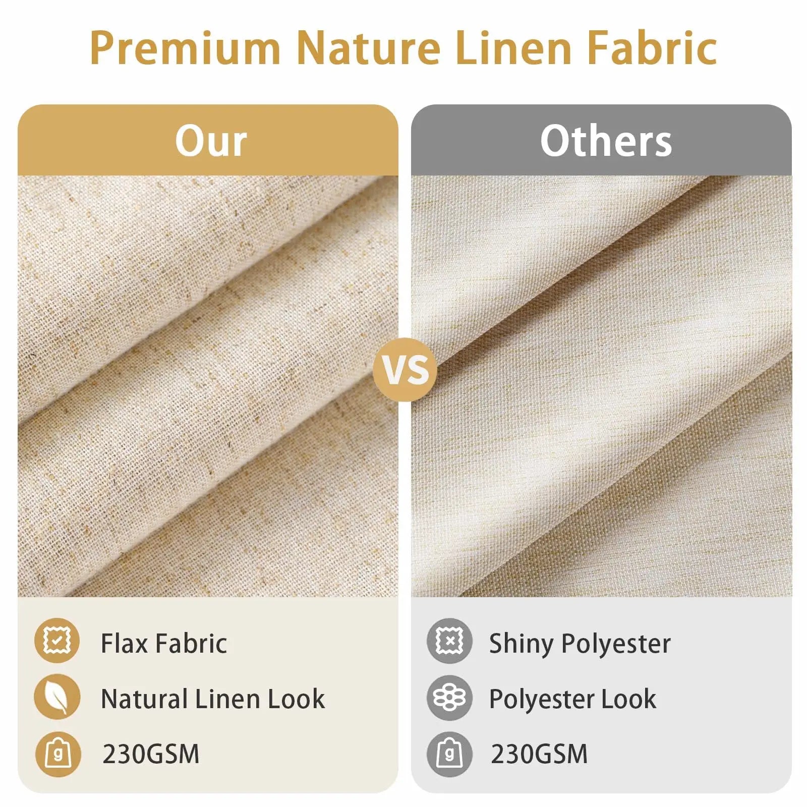 Boho Cotton-Linen Shower Curtain