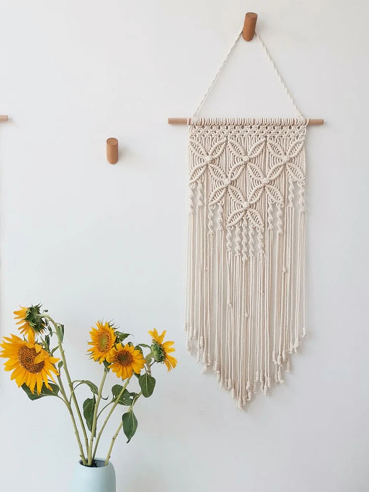 Boho Beige Macrame Wall Hanging