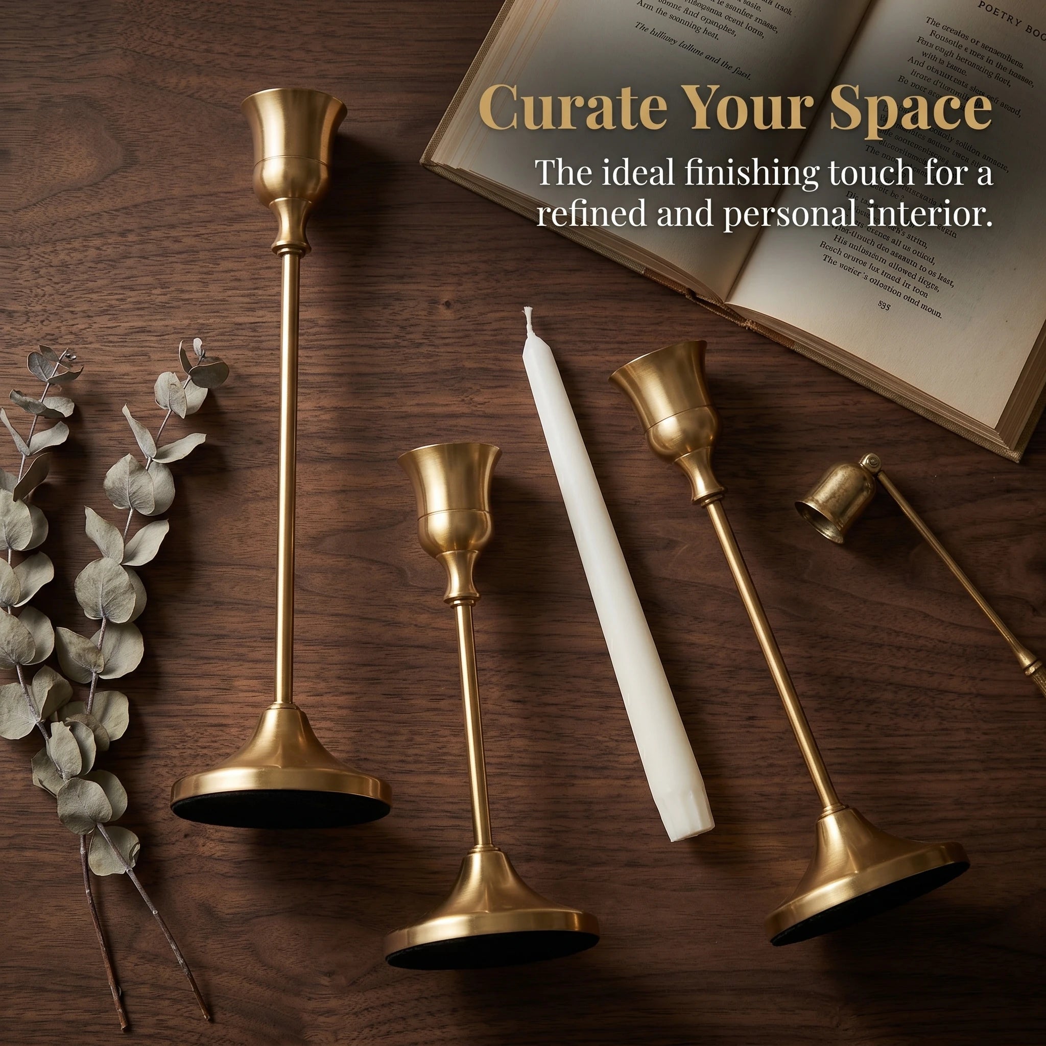 Brass Candlestick (36-Piece Set)