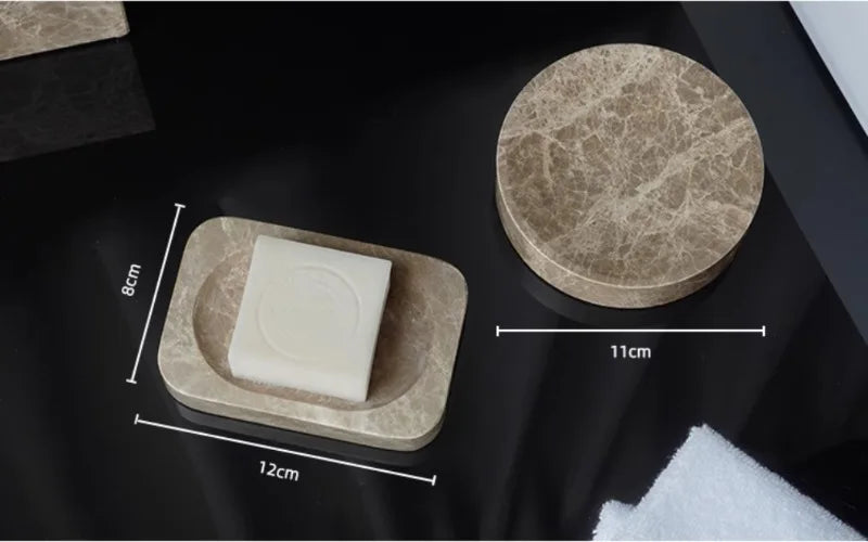 Nordic Marble Bathroom Set