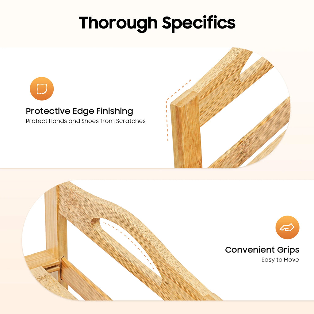 Bamboo Shoe Rack