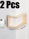Floating Corner Wall Shelf
