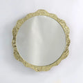 Farmhouse Irregular Gold Wall Mirror