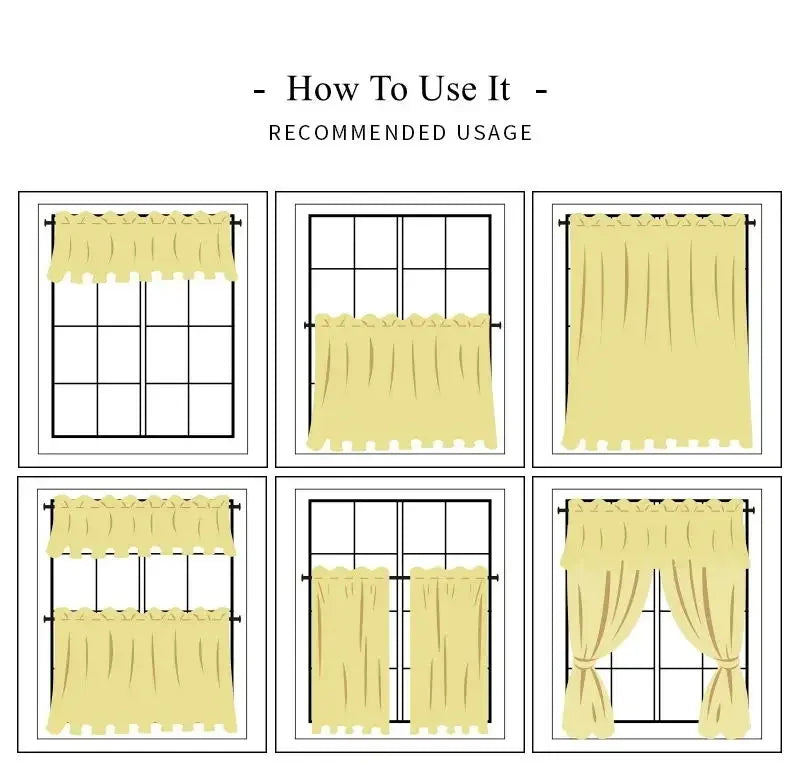 Japanese Voile Sheer Curtains