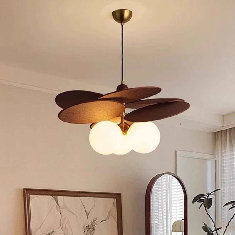 Japanese Rattan Arc Pendant Lamp
