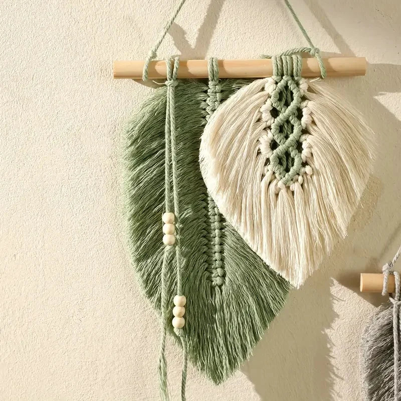 Macrame Leaf Wall Hanging