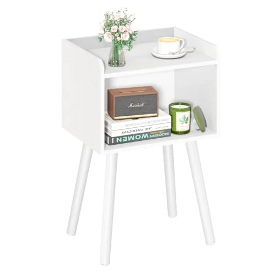 Slim Side Table Nightstand