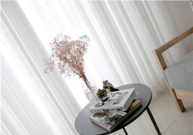 Modern Tulle Sheer Curtains