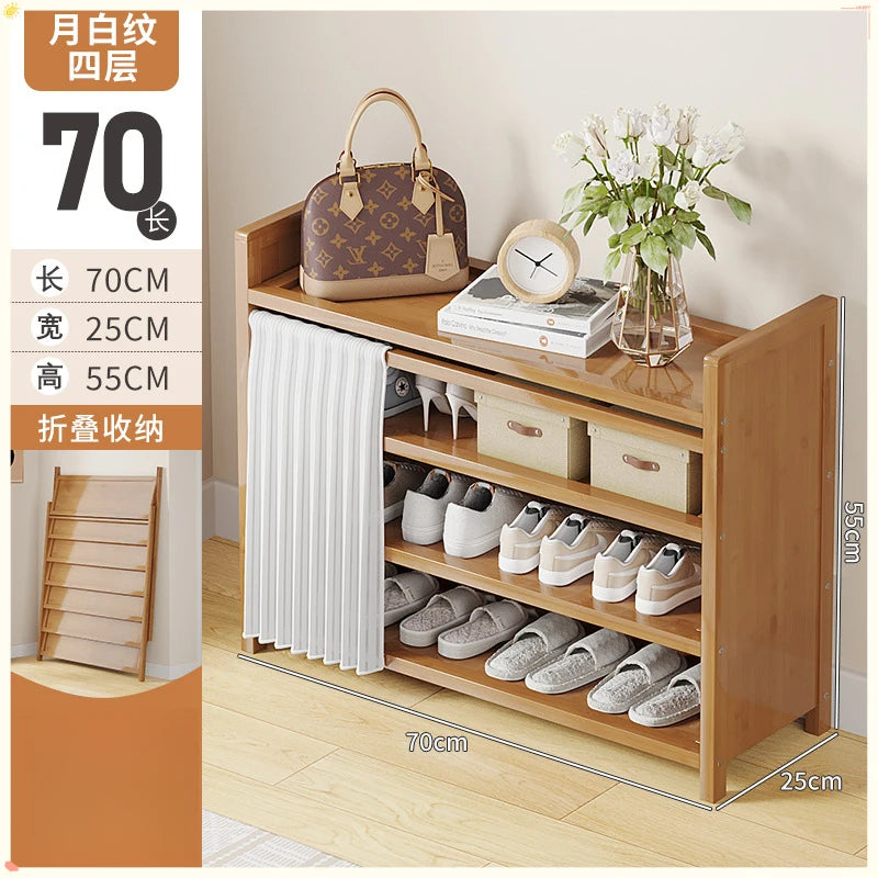 Bamboo Shoe Rack