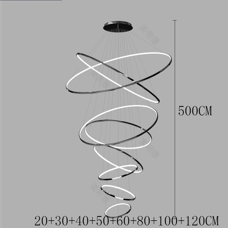 Nordic Acrylic Pendant Chandelier