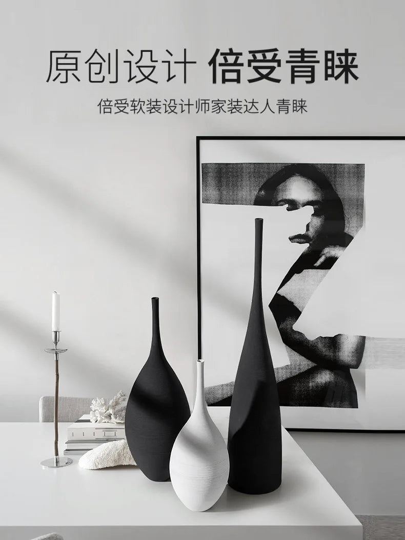 Hand-Drawn Zen Art Vase