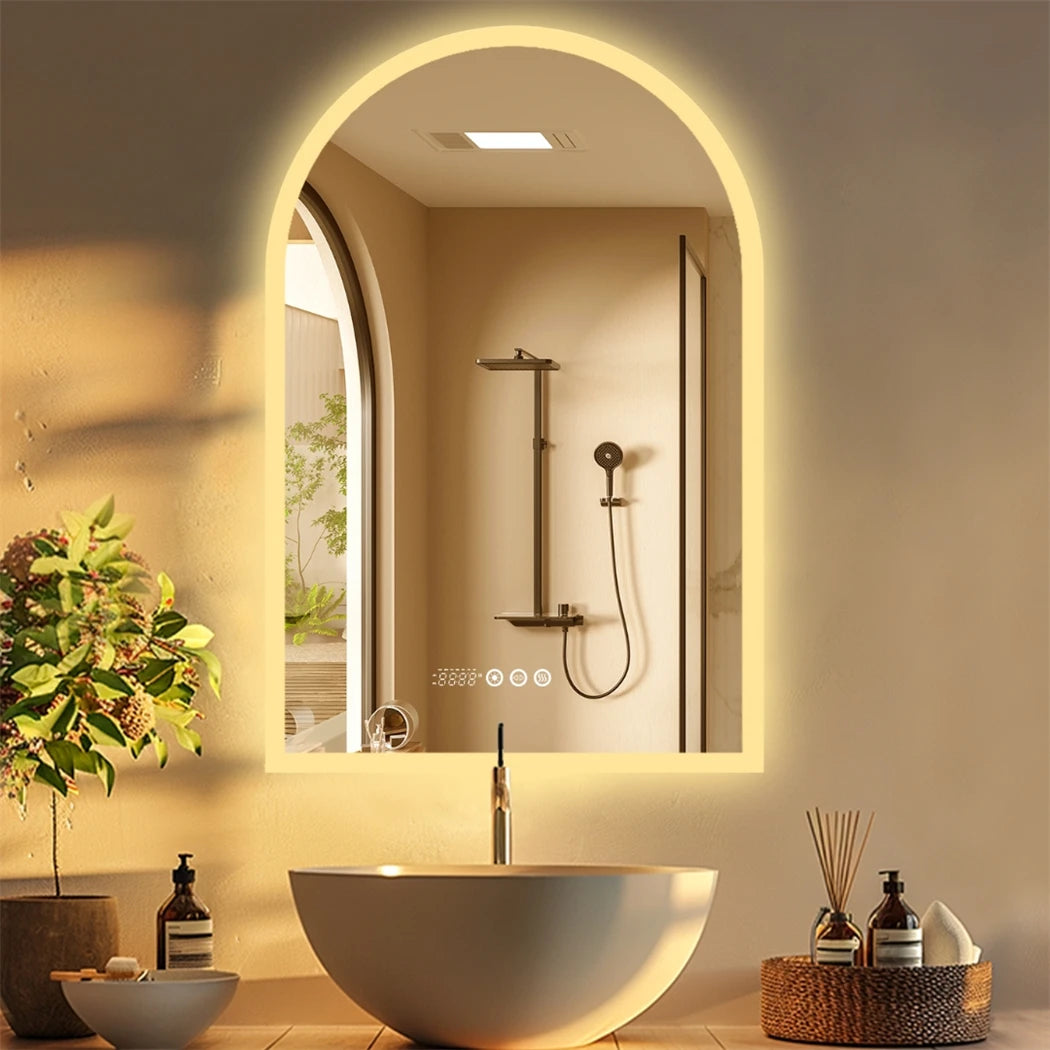 Arched LED Bathroom Mirror