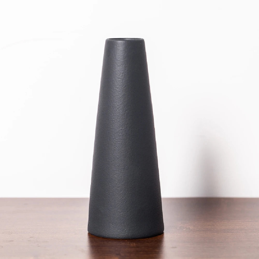 Matte Frosted Ceramic Bud Vase