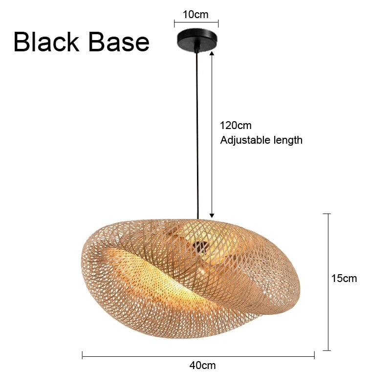 Rattan Pendant Chandelier
