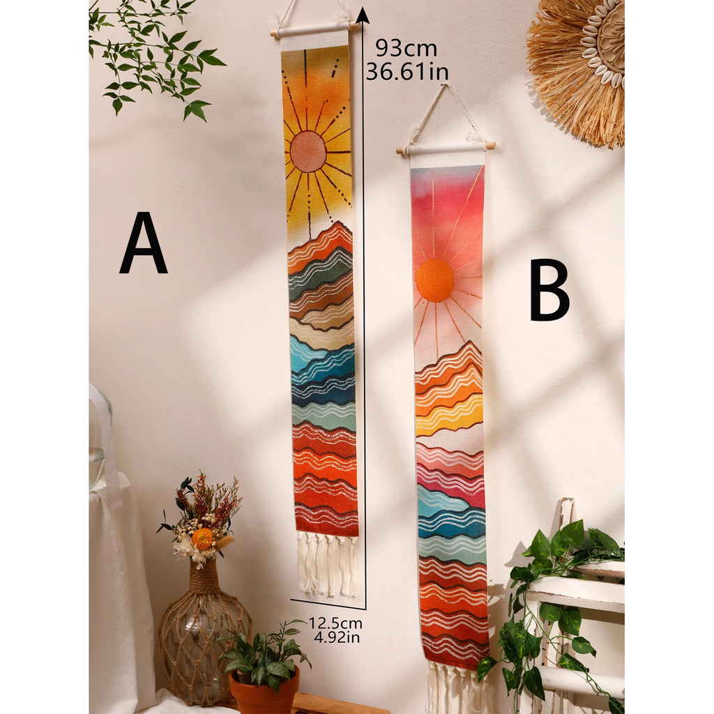 Sunset Macrame Tapestry