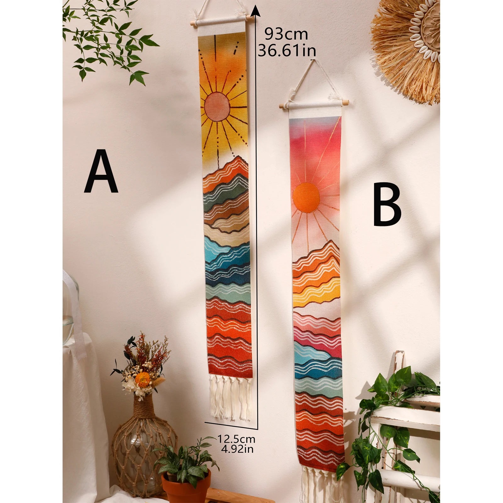 Sunset Macrame Tapestry