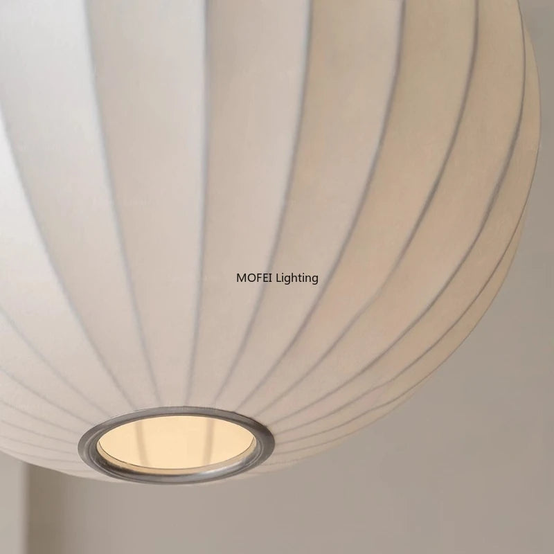 Wabi-Sabi Fabric Pendant Lamp