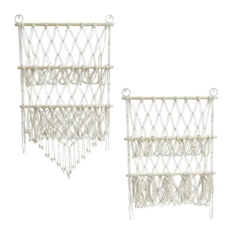 Boho Geometric Macrame Wall Hanging