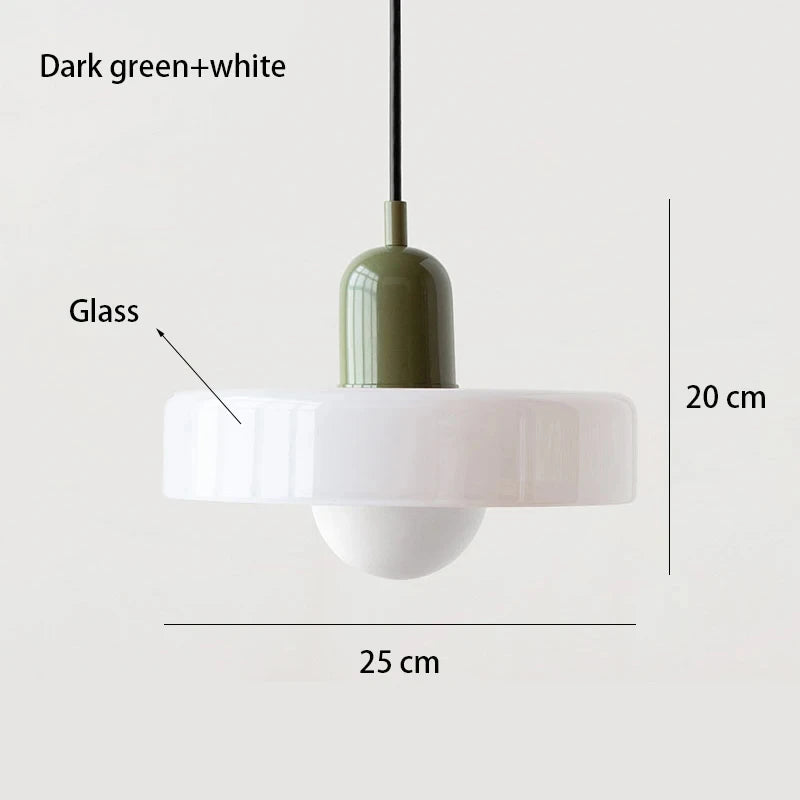 Bauhaus Glass Chandelier