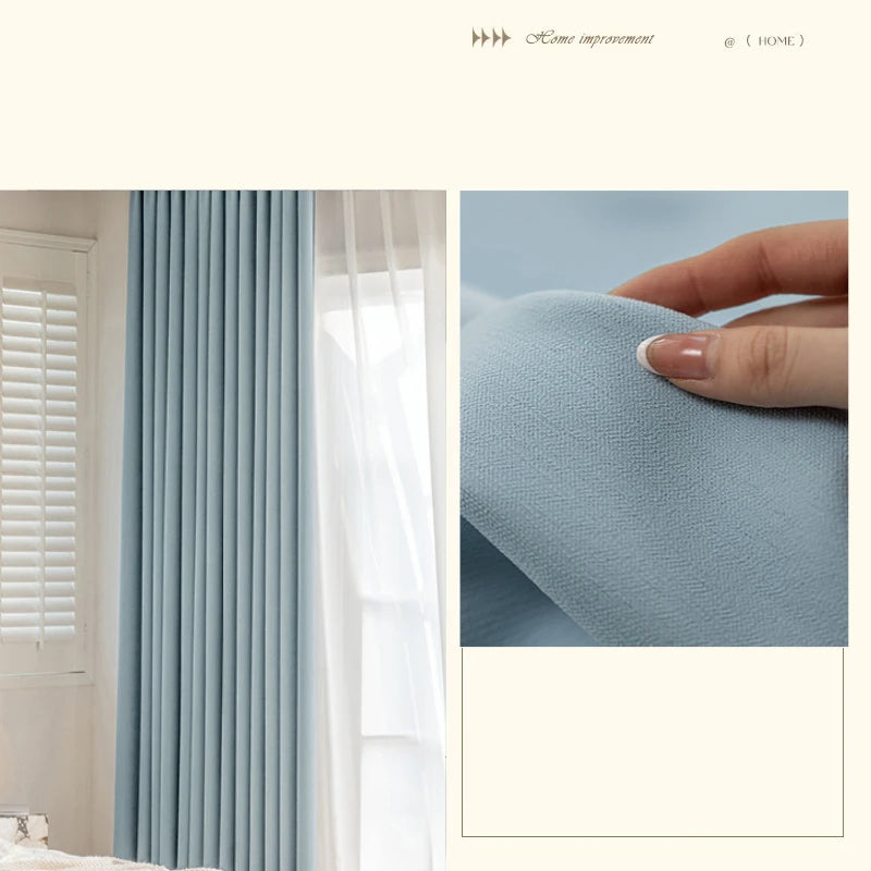 French Velvet Blackout Curtains