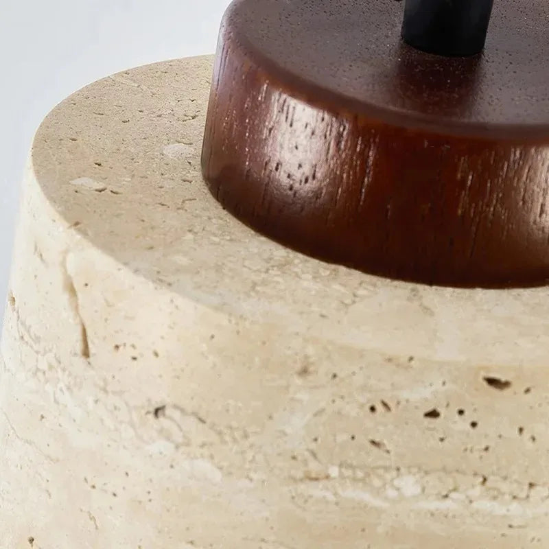 Japanese Wooden Pendant Lamp