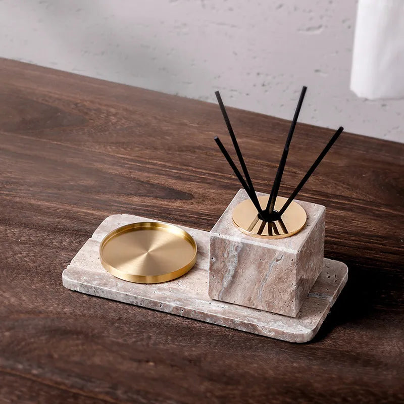 Luxury Travertine Reed Diffuser
