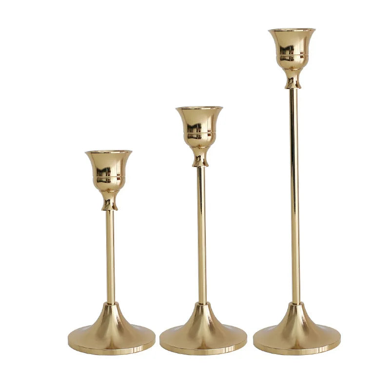 Brass Candlestick (3-Piece Set)