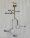 Nordic Glass Ceiling Light