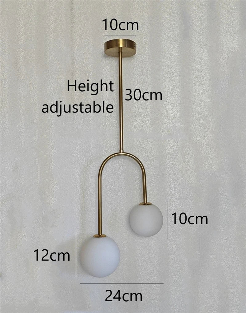 Nordic Glass Ceiling Light