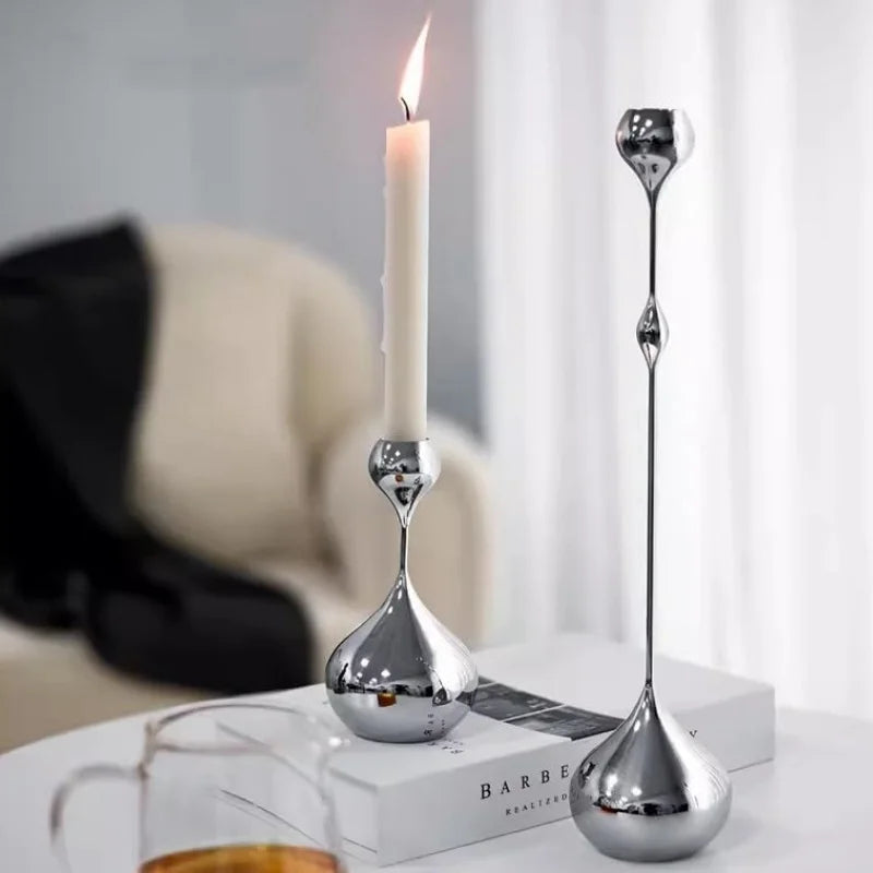 Luxury Brass Candlestick (3-Piece Set)